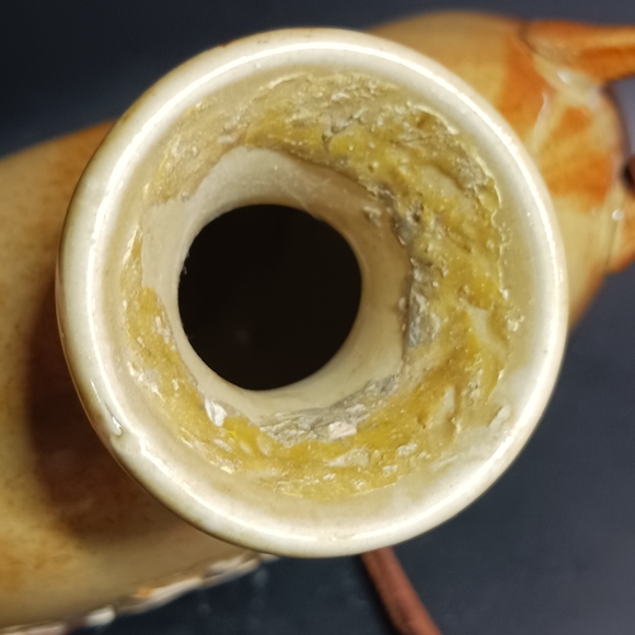 RARE VINTAGE PISCO DIAGUITAS PERUVIAN BRANDY CERAMIC JUG CANTEEN DECANTER EMPTY - Picture 5 of 5